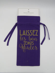 Laissez Wine Bag Purple/Gold