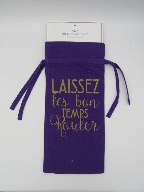 Laissez Wine Bag Purple/Gold